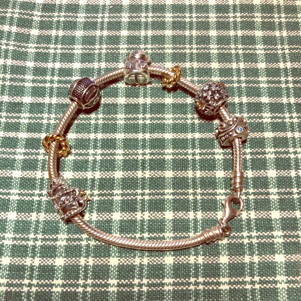 Pandora Stirling Silver Charm Bracelet